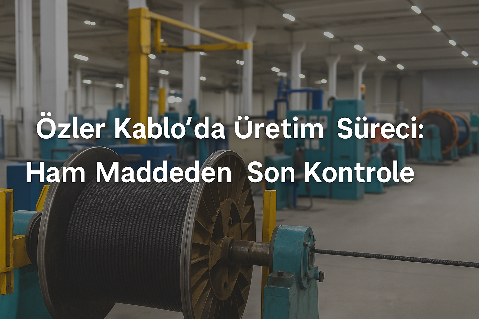 Özler Kablo’da Üretim Süreci: Ham Maddeden Son Kontrole